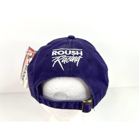 Roush Racing Nascar Strap back Hat Cap #26 New Tags Jamie McMurray Purple - Picture 4 of 7